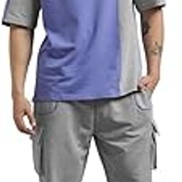 Cotton Blend Oversized Casual Round Neck Co-Ord Set For Men Casual Sleepwear & Loungewear Set & Night Suits Set For Men-18