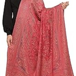 Women's Jamawar Shawl, Pink-picture-47