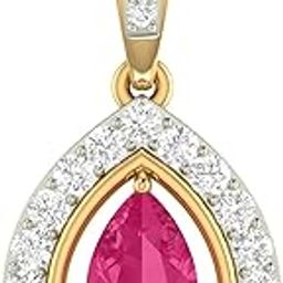 pc jeweller Yellow Gold and Solitaire Pendant for Women-picture-36
