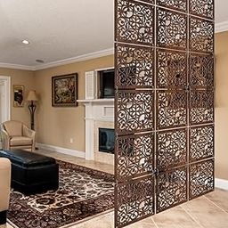 RANDOM 12 PCS Hanging DIY Room Divider Attractive Pattern Panels Decorative Wall Screen Panel Hollow Out Design for Living Dining Room Kitchen Bedroom Office Bar Restaurant Home Hotel Decor (Multi 61)-picture-10