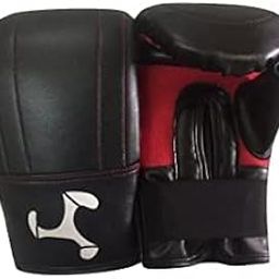 Le Buckle Amateur Boxing Training Gloves for Beginners, Kids, Juniors for Boxing, MMA, Muay Thai (Black & Red, 8 oz)-image-4