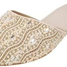 mochi Women Embellished Ethnic/Wedding Slip-on Mule Shoes-picture-34