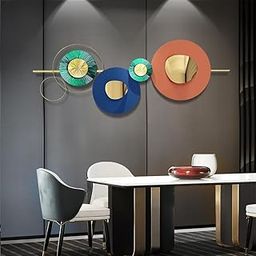 OVIK - Decorative Large Metal Wall Art Wall Hanging Home Decoration Modern Accent for Stylish Interiors Wall Art for Home Decor, Living Room, Bedroom & Office-image-26