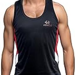 Black -Red -White Athletic Sando kit(Sando & Shorts) Running kit for Multi Sports, Yoga, Volleyball, Tennis,Cycling, Badminton, Gym & Fitness Inner Wear for Men/Women-picture-33