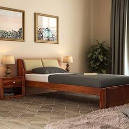 BedCult Furniture Solid Sheesham Wood Single Size Cot Without Storage - 12 Months Warranty Comfortable Bed for Bedroom(Single 6ft x 4ft (72x48), Liam Non Storage)-image-62