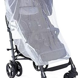 Chicco Mosquito Net for Stroller with Elastic Edges Design, Protects Babies from Mosquitoes (Including Malaria, Chikungunya & dengue) and insects, Perfect Full Cover Bug Net for Strollers, Comes with Easy to Carry Pouch, (0m+, White)-32