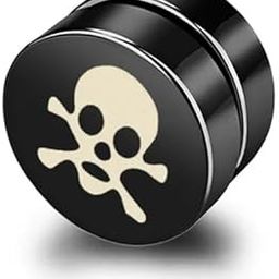 SKULLIX - Magnetic Non-Piercing Pure Titanium Steel Studs Earrings for Men & Boys-image-83