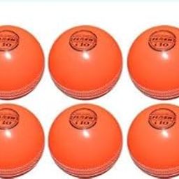 FLASH Cricket Soft Ball i-10, Cricket Ball Hard Practice Beach Indoor Outdoor Petballs (Pack of 6 PCS)-image-65