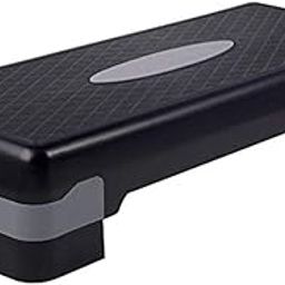 TheCriff Aerobic Stepper | Two Height Level Adjustments - 4 inches and 6 inches | Slip-Resistant & Shock Absorbing Platform for Extra-Durability - Supports Upto 120 KG-0