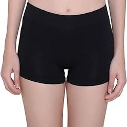 Women's Cotton Seamless Stretch Boxer Briefs – Mid-Waist Yoga Boyshort Style Workout Panties, Multicolor (Pack of 1)-image-91