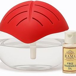 Rama Emporium 2-in-1 Air Diffuser & Humidifier – White Aroma Diffuser for Bedroom, Office – 500ml Capacity – Free Fragrance Oil Included (Red)-image-98