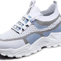 Women's Spring Woven Mesh Shoes – Soft Sole, Breathable & Lightweight Casual Footwear| 41 | White Blue-image-15