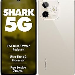 Lava Shark 5G (Steller Gold, 4GB RAM, 64GB Storage) |Bigger 6.75" HD+ Notch Display | Octacore 5G Processor | 13 MP AI Camera |5000 mAh Battery| IP54 Rated Dust & Water Splash Proof-image-65