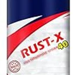 RUST-X 40 Rust Remover Rust Cleaner Multipurpose Spray Lubricating Spray Loosen Nuts Bolts Hinges - 450 ml - Pack of 1-45