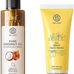 Brillare Professional Oil Away Natural Face Wash With Tea Tree and Turmeric (100 ML) & Brillare Pure Coconut Oil Combo-13