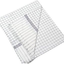 Handicraftworld 100% Cotton Soft Beautiful Blue Check Single Bed Size Skin Friendly Summer Blanket/Khes/Dohar/Top Sheet Set/Chadar (Blue&White), 300 TC-image-80
