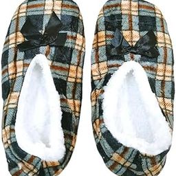 Slipper Socks Women's Super Soft Slipper Belly Socks Winter Velvet Slipper for winter home Indoor Use Multicolor Free Size(Pack of 1)-picture-28