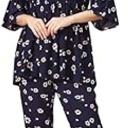 Women Rayon Printed Maternity Top & Pajama Set 2398-54