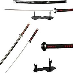 Demon Slayer Tanjiro Style LED Katana Sword, Bamboo Wood, Cosplay Prop, Perfect for Anime Gift-image-7