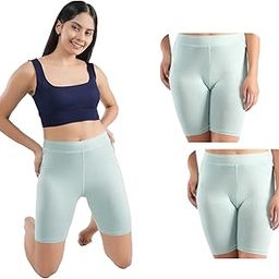 Women Viscose Lycra Cycling Shorts, Gym Shorts, High Waist Shorts, Running Shorts, Sports Shorts for Active Lifestyle Pack of 2-image-94