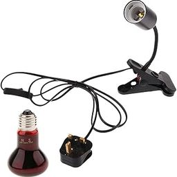 bnf® E27 Reptile Amphibian Nightlight Infrared Light Heating Lamp UK Plug 40W|Pet Supplies | Reptile Supplies|As per description-image-2