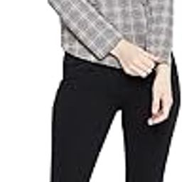 Women Grey Checked Notched Lapel Blazer-picture-9