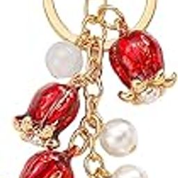 Ruby Grape Bag Charm | Key Ring for Handbags | keychain for girls cute |Aesthetic Phone charms Car Key chain | Travel Accessories | Ideal for Gifting-picture-51