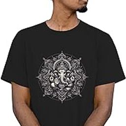 Ganpati/Ganesh Chaturthi Special - Men’s Premium Cool Classy Regular fit T-Shirt 1 with Ganpati Graphic Print-image-90