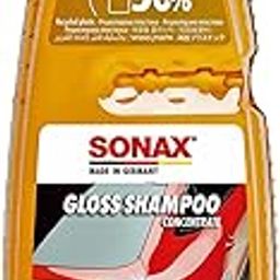 SONAX Gloss Shampoo Concentrate 1 ltr | Car Wash | Deep Cleaning of Paint, Rubber, Plastic, Vinyl, Glass Surface | Brilliant Shine | Phosphate-Free | Preserves Wax Protection | Art. No.: 03143000-image-51