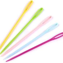 MOOLYAVAAN Products Plastic Knitting, Sewing, Cross Wool Weave Stitch Crochet Needles for Teens (Multicolour) - Pack of 10-picture-24