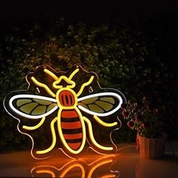 SG PRINT Bee Neon Sign light for Wall Décor home decor and kids room decor-image-99