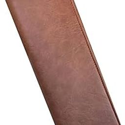 PU Leather Long Key Case Pouch Wallet Keychain Key Holder with 6 Hooks Zipper Closure (Tan-25.5 x 8.5 cm), Brown-63