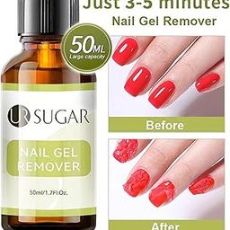 UR SUGAR 50ml Magic Nail Gel Remover from BELLE GAGA Soak Off UV LED Cleaner Nail Degreaser Gel (50ml)-image-21