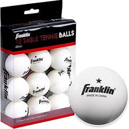 Franklin Sports 1 Star Table Tennis Balls (Pack of 12), 40 mm-image-94