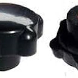 GK MART M10 x 38mm Head Diameter six star bakelite Black female brass thread insert clamping screw knobs - 1 No-15