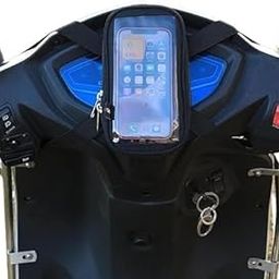 Universal Mobile Holder/Stand/Mount Pouch for Scooters Scooty Activa Jupiter EV's | X1 Model Colour (Black) Brand Styx lab-29