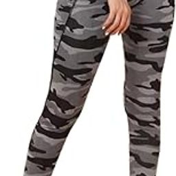 Fit Active Ankle-Length Tights in Grey Camouflage-image-69