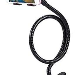 Tabletop Stand for Mobile Tablet and E-Reader, Clip Mount, Multi-Angle, Foldable, Lazy Bracket-Black-28
