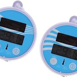 VELURA 2Pcs Solar Powered Digital Floating Pool Hot Tub Spa Thermometer Temperature|2 Pieces Solar Powered Digital Thermometers| Pool & Spa Thermometers| Yard Garden & Outdoor Living-picture-27
