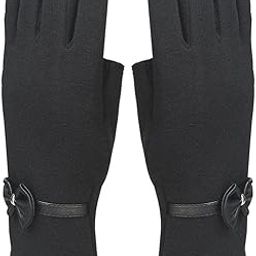 STYLEHEAVEN Half Finger Women Gloves Cotton Winter Warm Gloves for Women Outdoor Black|Home & Garden|Home D?©cor|Home D?©cor-image-38