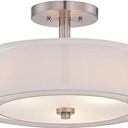 Minka Lavery 4107-84 3-Light Parsons Studio Semi Flush, Brushed Nickel Finish by Minka Lavery-image-64