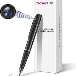 TECHNOVIEW Upgraded 2023 Mini Spy Camera Hidden Pen 1080p Small Nanny Cam Full HD Indoor Outdoor Video Audio Recording Secret Camera Free OTG Cable with[1 Year Warranty]-14