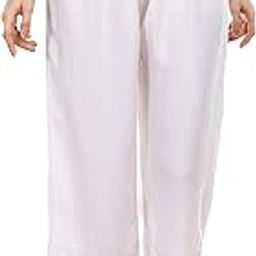 Monis Women's Dual Lace Design Rayon Palazzo | Ankle Length Ethnic Bottom Wear for Casual Available in White & Black | Sizes XS to 7XL-picture-45
