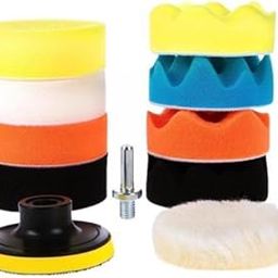 SECRET DESIRE 3X11X Foam Polishing Pads for Household Electric Drill Buffing Sponge Pads Kit 3 Inch-image-8