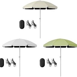 ATORSE Baby Stroller Parasol Folding With Clamp For Beach Trips Trolley Beach Chair Beige|Baby|Strollers & Accessories|Stroller Accessories|Covers, Canopies & Umbrellas-image-85