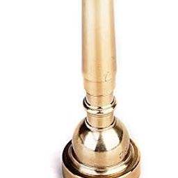 SAI Musicals Trumpet Mouthpiece 3C Gold-Plating Over Copper in Excellent Condition-image-90
