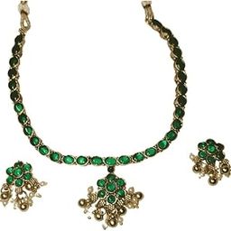 traditional necklace with earrings-image-0