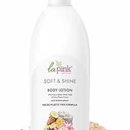 La Pink Young Forever Soft & Shine Body Lotion | Deep Hydration with Kokum Butter & Daisy Flower Extract | Non-Greasy & Fast Absorbing | Ideal for Dry Skin | 100% Microplastic Free Formula (450ml)-2