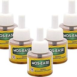 Gavyamart Herbal Mosquito Repellent Vaporiser Completely Herbal Made with Lemongrass Eco-friendly & Biodegradable Skin-Safe, Plant-Based, 5 piece Refill (5�40ML)-27