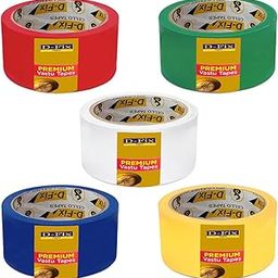 D-fix® Vastu Color Floor Tapes, Vastu Dosh Remedy/Vastu Correction for WC Toilet and Entrance (2Inch Wide, 25 Meter Length) Pack of-5, Red, Yellow, Green, Blue and White-picture-6